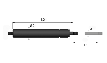 Technical drawing - TGF-8-20-100-T